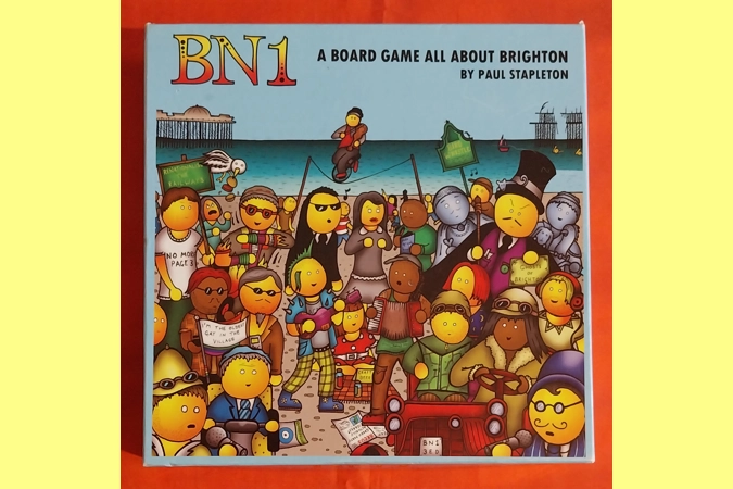 Bedsit Games BN1 A Board Game All About Brighton COMPLETE