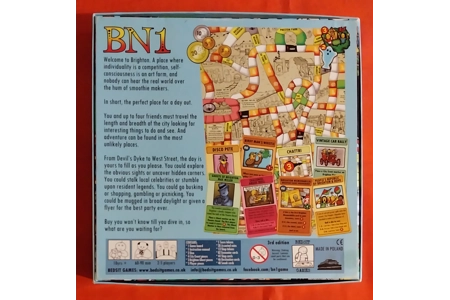 Bedsit Games BN1 A Board Game All About Brighton COMPLETE