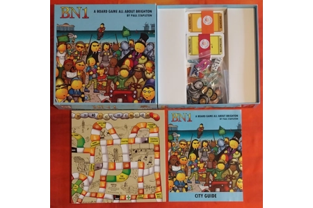 Bedsit Games BN1 A Board Game All About Brighton COMPLETE