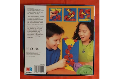 MB Games Downfall Vintage (1999) Children's Board Game COMPLETE