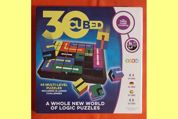 The Happy Puzzle Company 30 Cubed Logic Puzzle Game COMPLETE