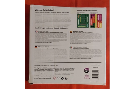 The Happy Puzzle Company 30 Cubed Logic Puzzle Game COMPLETE