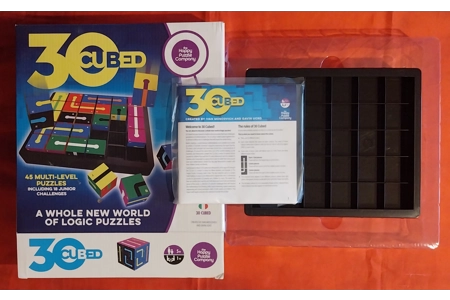 The Happy Puzzle Company 30 Cubed Logic Puzzle Game COMPLETE
