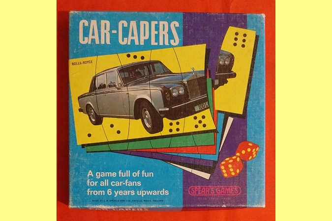 Spear's Games Car-Capers Car Collecting Game COMPLETE