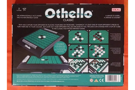 Ideal Othello Classic Strategy Board Game COMPLETE