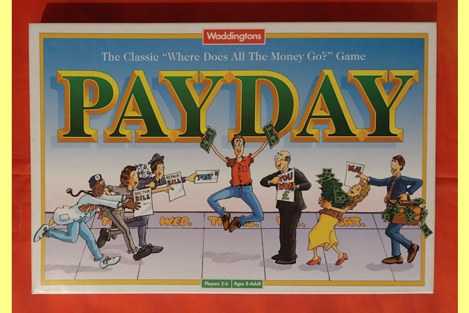 Waddingtons PayDay Pay Day Vintage (1994) Family Board Game COMPLETE