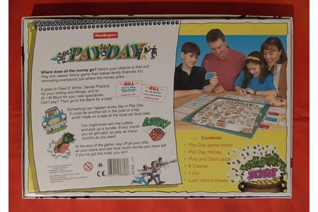 Waddingtons PayDay Pay Day Vintage (1994) Family Board Game COMPLETE