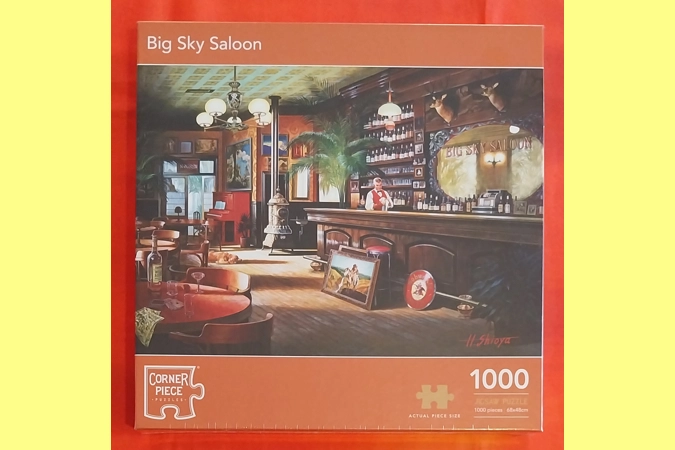Corner Piece Big Sky Saloon 1000 Piece Jigsaw Puzzle NEW