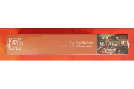 Corner Piece Big Sky Saloon 1000 Piece Jigsaw Puzzle NEW