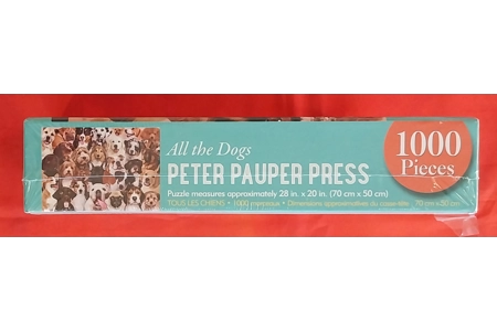 Peter Pauper Press All The Dogs 1000 Piece Jigsaw Puzzle NEW