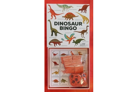 Laurence King Dinosaur Bingo Board Game COMPLETE