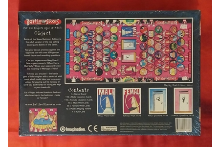 Imagination Battle Of The Sexes Bedroom Edition Board Game NEW Imagination Battle Of The Sexes Bedroom Edition Board Game NEW