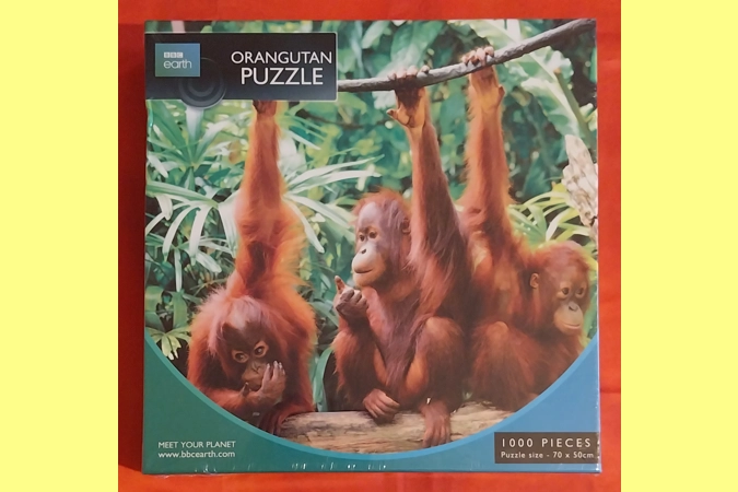 BBC Earth Orangutan 1000 Piece Jigsaw Puzzle NEW BBC Earth Orangutan 1000 Piece Jigsaw Puzzle NEW