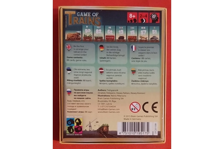 Brain Games - Game Of Trains Card Game COMPLETE