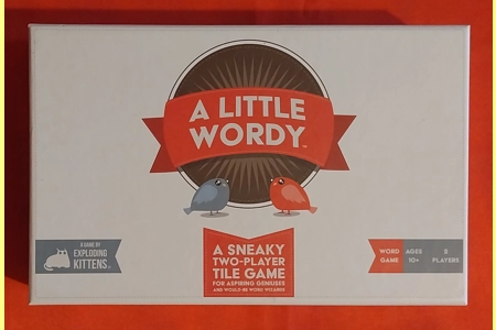 A Little Wordy Two-Player Tile Game by Exploding Kittens COMPLETE