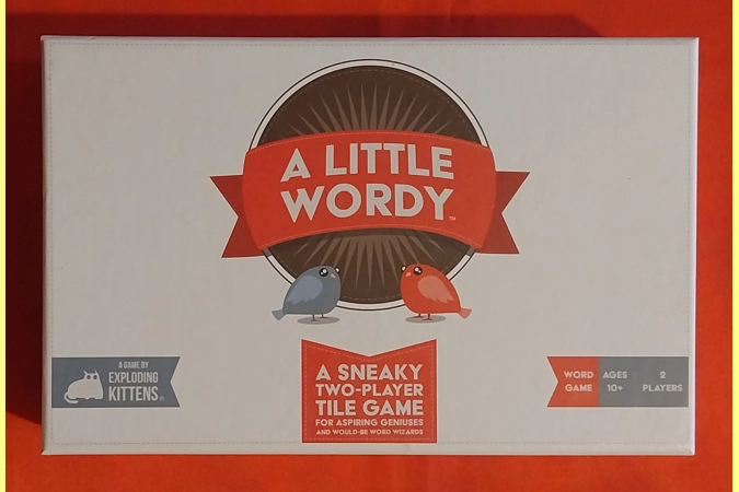 A Little Wordy Two-Player Tile Game by Exploding Kittens COMPLETE