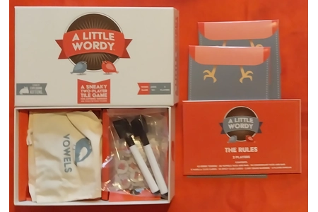 A Little Wordy Two-Player Tile Game by Exploding Kittens COMPLETE