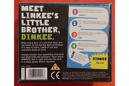 Ideal Dinkee Linkee For Kids Card Game COMPLETE Ideal Dinkee Linkee For Kids Card Game COMPLETE