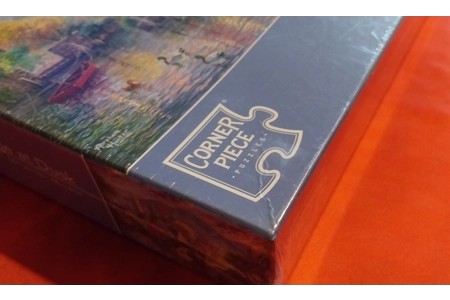 Corner Piece Village At Dusk 500 Piece Jigsaw Puzzle NEW Corner Piece Village At Dusk 500 Piece Jigsaw Puzzle NEW