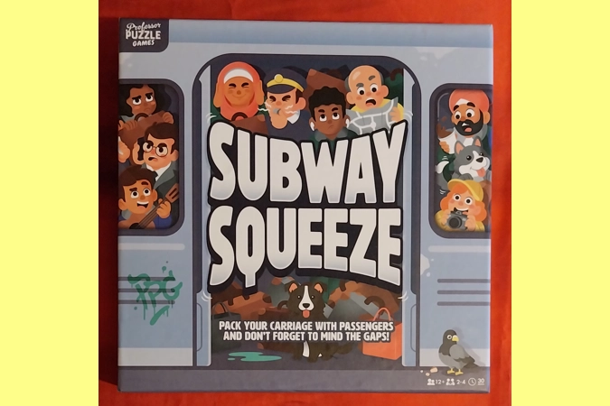 Professor Puzzle Games Subway Squeeze Board Game COMPLETE