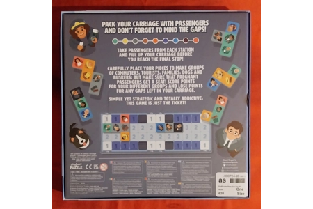 Professor Puzzle Games Subway Squeeze Board Game COMPLETE