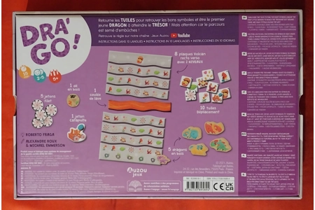 Auzou Jeuz Dra' Go! Board Game COMPLETE Auzou Jeuz Dra' Go! Board Game COMPLETE