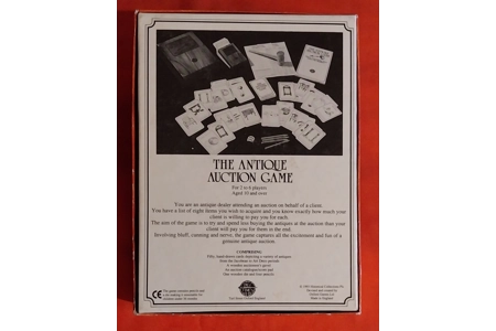 Past Times The Antique Auction Game Vintage (1993) COMPLETE Past Times The Antique Auction Game Vintage (1993) COMPLETE