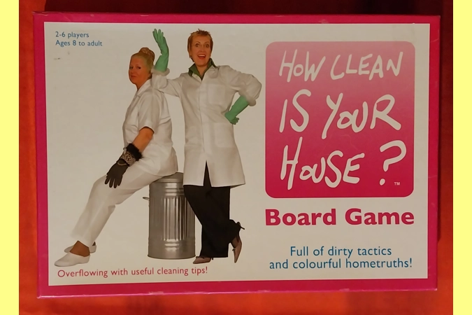 Susan Prescot Games How Clean Is Your House? Board Game COMPLETE