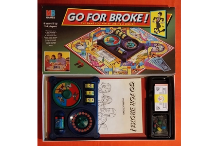 MB Games Go For Broke! Vintage (1993) Board Game COMPLETE MB Games Go For Broke! Vintage (1993) Board Game COMPLETE