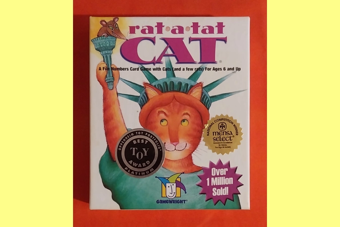 Gamewright Rat A Tat Cat A Fun Numbers Card Game COMPLETE