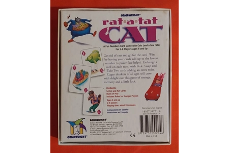Gamewright Rat A Tat Cat A Fun Numbers Card Game COMPLETE