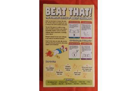 Gutter Games Ltd Beat That! Game Bonkers Battle Of Wacky Challenges NEW