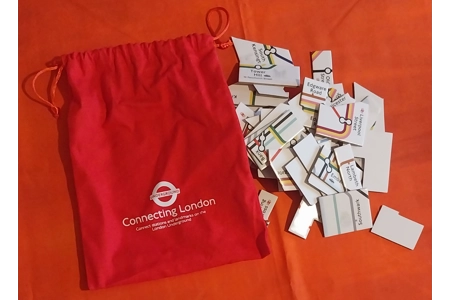 Gibsons Connecting London Underground Train Board Game COMPLETE