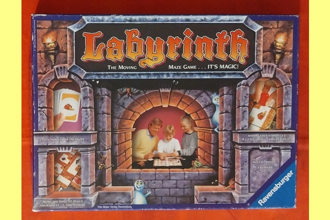 Ravensburger Labyrinth Moving Maze Game - Vintage (1992) Board Game PLAYABLE