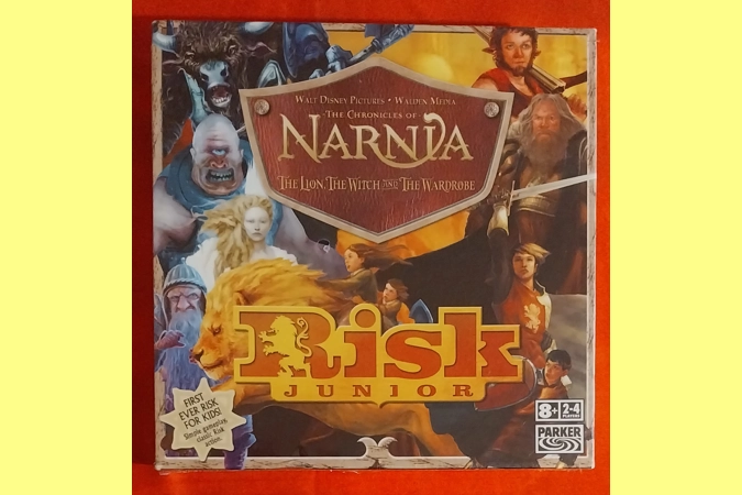 Parker Risk Junior Board Game - Narnia Edition NEW