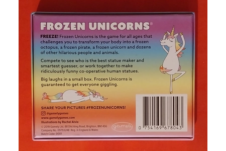 Gamely Frozen Unicorns Hilarious Game OF Silly Statues - Card Game - COMPLETE