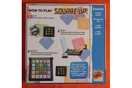 Mad Moose Square Up! Shaking Sliding Matching Game! COMPLETE Mad Moose Square Up! Shaking Sliding Matching Game! COMPLETE