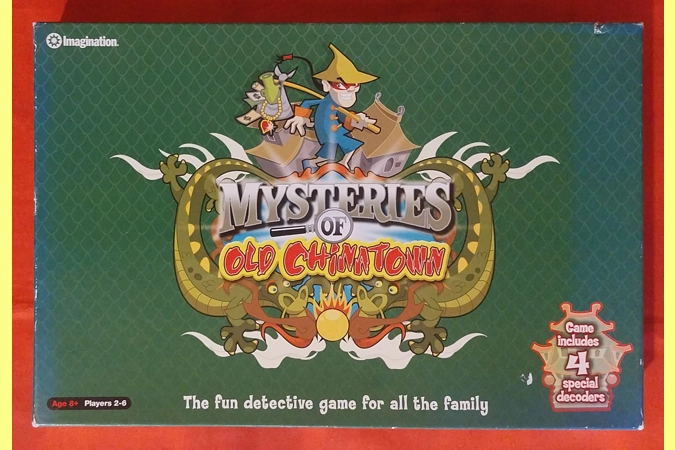 Imagination Mysteries Of Old Chinatown Board Game COMPLETE