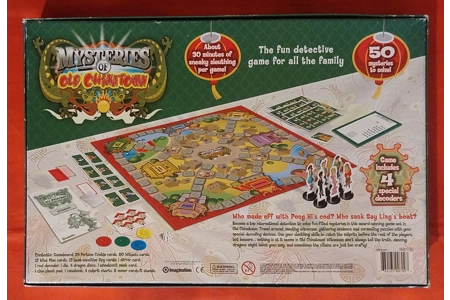 Imagination Mysteries Of Old Chinatown Board Game COMPLETE