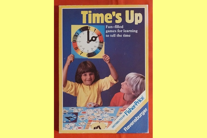 Ravnsburger Time's Up Vintage (1986) Educational Board Game COMPLETE