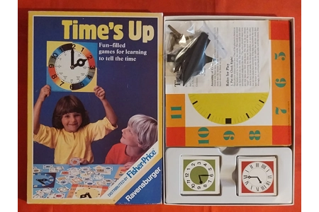 Ravnsburger Time's Up Vintage (1986) Educational Board Game COMPLETE