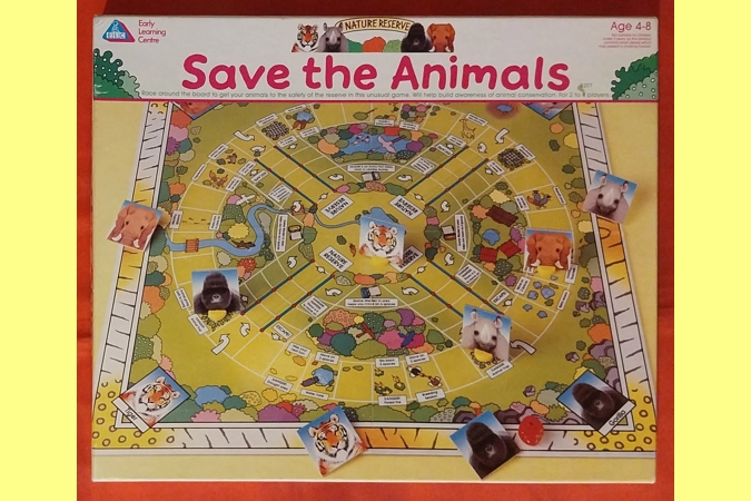Early Leaning Centre Nature Reserve Save The Animals Vintage Board Game COMPLETE Early Leaning Centre Nature Reserve Save The Animals Vintage Board Game COMPLETE