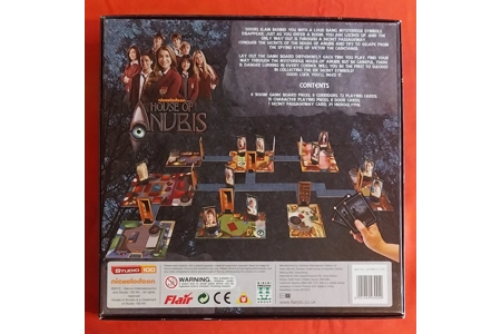Flair Nickelodeon House of Anubis Board Game COMPLETE