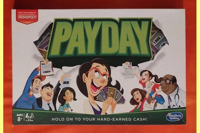 Hasbro PayDay Pay Day Family Board Game (2016 Edition) PLAYABLE
