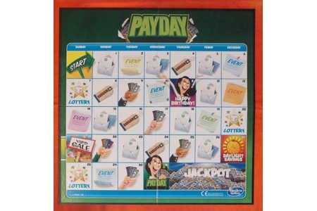 Hasbro PayDay Pay Day Family Board Game (2016 Edition) PLAYABLE