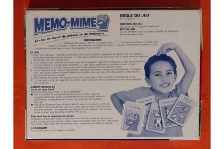MB Games Memo-Mine Children's Game COMPLETE French Edition
