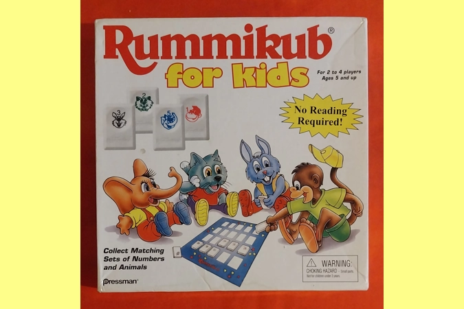 Pressman Rummikub For Kids Board Game (2005) COMPLETE