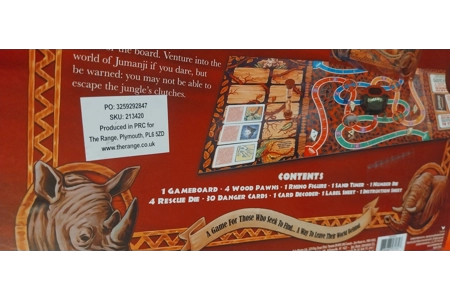 Cardinal Jumanji Board Game COMPLETE Cardinal Jumanji Board Game COMPLETE