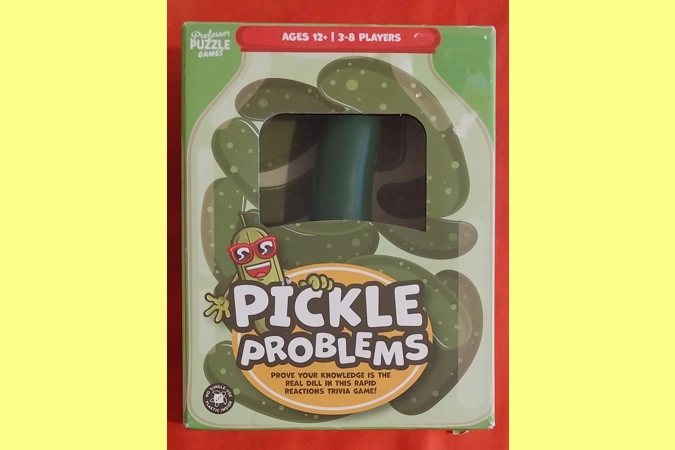 Professor Puzzle Games Pickle Problems Trivia Party Game COMPLETE