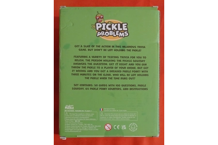 Professor Puzzle Games Pickle Problems Trivia Party Game COMPLETE